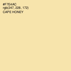 #F7E4AC - Cape Honey Color Image